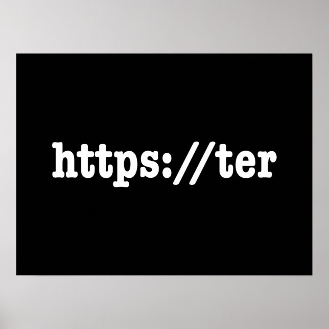 https://ter / HTML Code Poster (Vorne)