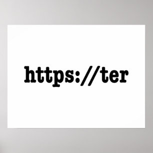https://ter / HTML Code Poster