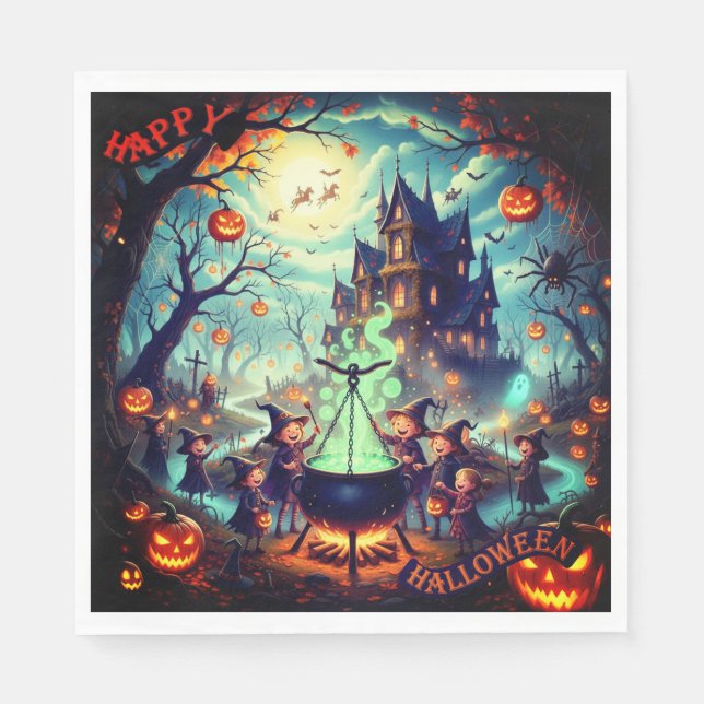 https://www.zazzle.com/halloween_paper_napkin-2566 serviette (Vorderseite)