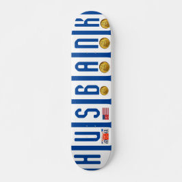 HU$BANK OFFICAL 7 3/4" Skateboard Deck