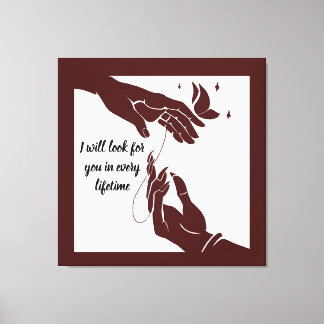 Hua Cheng and Xie Lian hands Tgcf Leinwanddruck