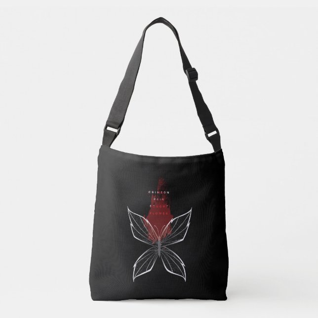 Hua Cheng Wraith Butterfly Tragetaschen Mit Langen Trägern (Vorderseite)