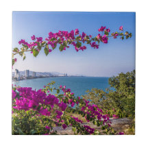 Hua Hin Skyline aus Khao Takiab Temple Geschenk Po