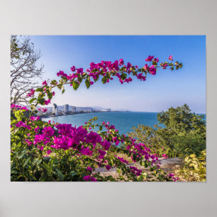 Hua Hin Skyline von Khao Takiab Temple Geschenk Poster