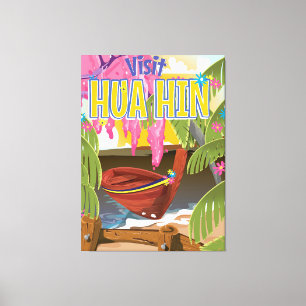 Hua Hin Thailand Reiseplakat Leinwanddruck
