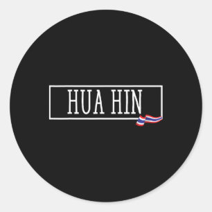 Hua Hin Thailand Souvenir Siam Prathet Thai Frauen Runder Aufkleber
