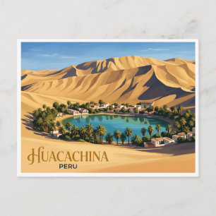 Huacachina-Oase Ica Peru Postkarte