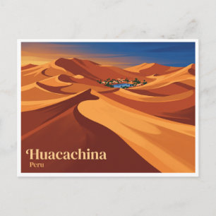 Huacachina-Sanddünen Ica Peru Postkarte
