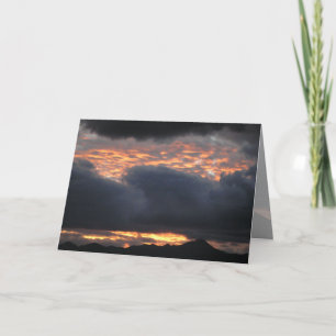 Huachuca Mt. Sunset - Carte de voeux