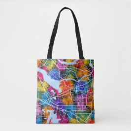 Huainan China Stadtplan Tasche