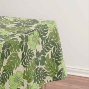 Huakini Bay Hawaiian Hibiscus Vintage Floral Tischdecke