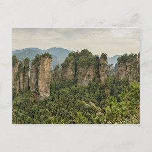 Huangshizhai Zhangjiajie Wulingyuan Hunan China Postkarte