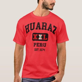 Huaraz Peru XXL Athletic Design T-Shirt
