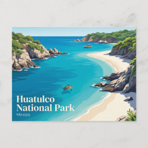Huatulco-Nationalpark Mexiko Postkarte