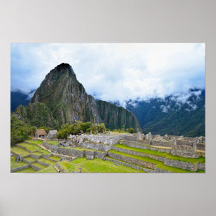 Huayna-Picchu-Gipfel bei Machu Picchu, Peru Poster