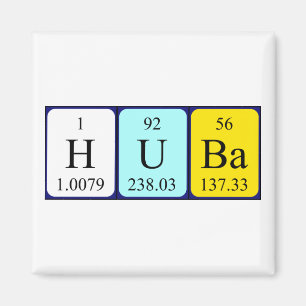Huba-Magnet für periodische Tabellen Magnet
