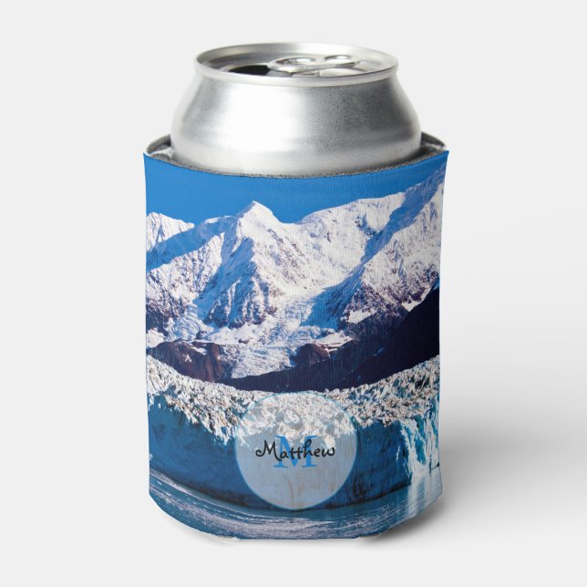 Hubbard Glacier, Alaska, Can Cooler Dosenkühler (Kanne Vorderseite)