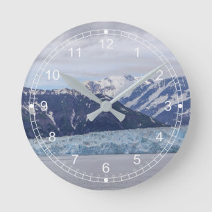 Hubbard Glacier Runde Wanduhr