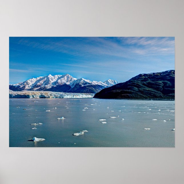 Hubbard-Gletscher, Alaska Poster (Vorne)