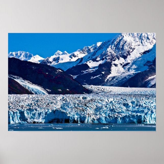 Hubbard-Gletscher, Alaska Poster (Vorne)