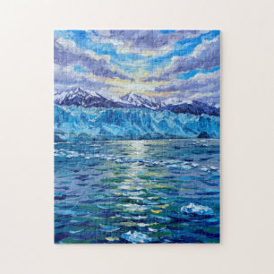 Hubbard-Gletscher Alaska Puzzle
