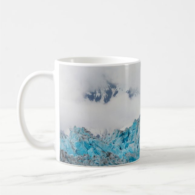 Hubbard-Gletscher von einem Schiff in Alaska Kaffeetasse (Links)