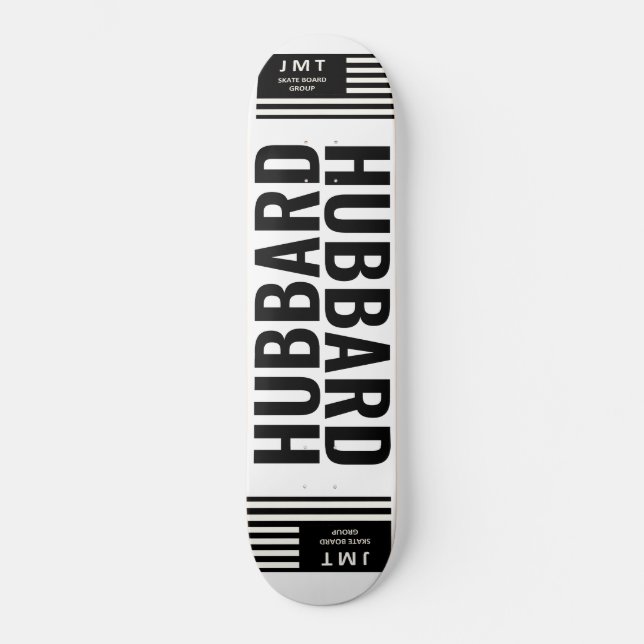 HUBBARD. Skateboard (Vorderseite)