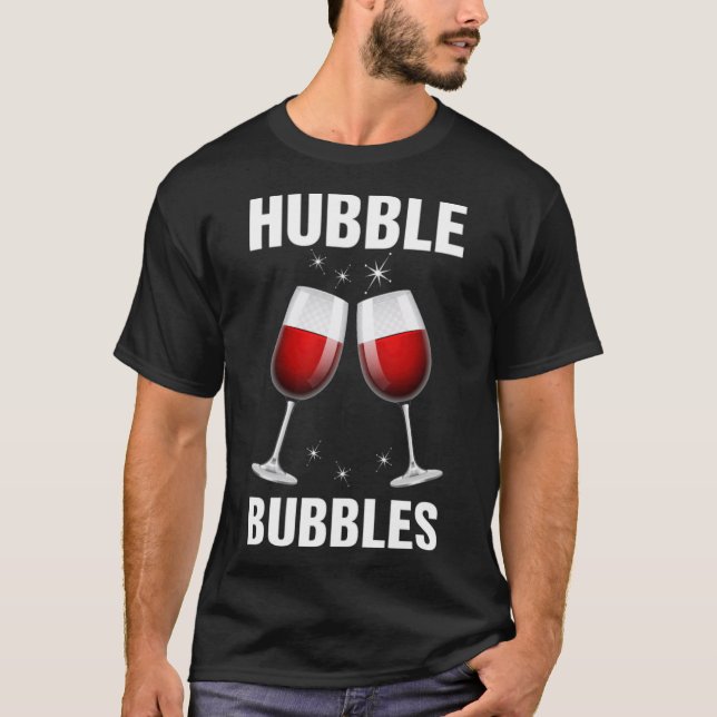 Hubble Bubbles Star künstlerisch Ranch T-Shirt (Vorderseite)