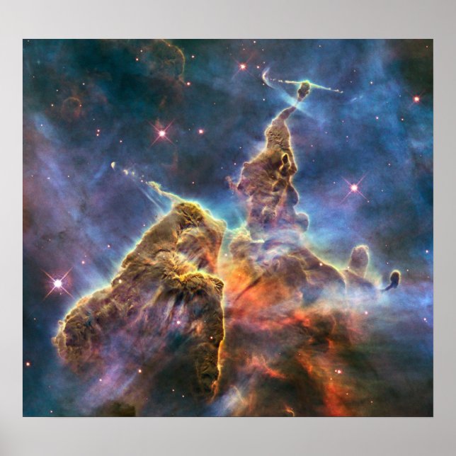 Hubble Captures View of 'Mystic Mountain' Poster (Vorne)