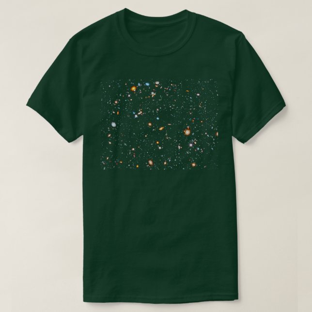 Hubble Deep Field Galaxy T-Shirt (Design vorne)