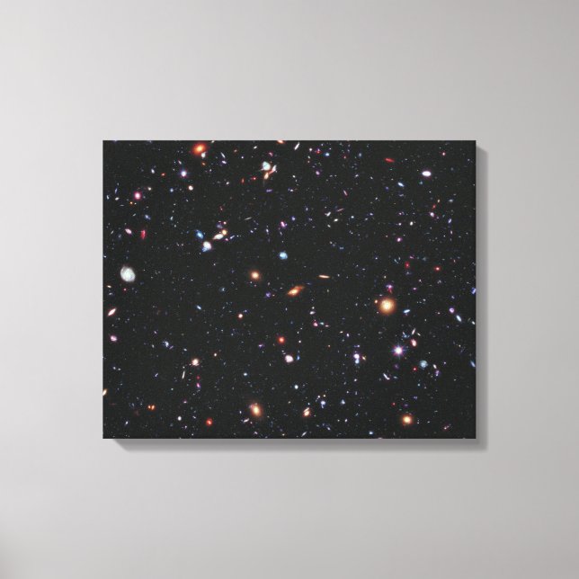 Hubble eXtreme Deep Field Leinwanddruck (Vorderseite)
