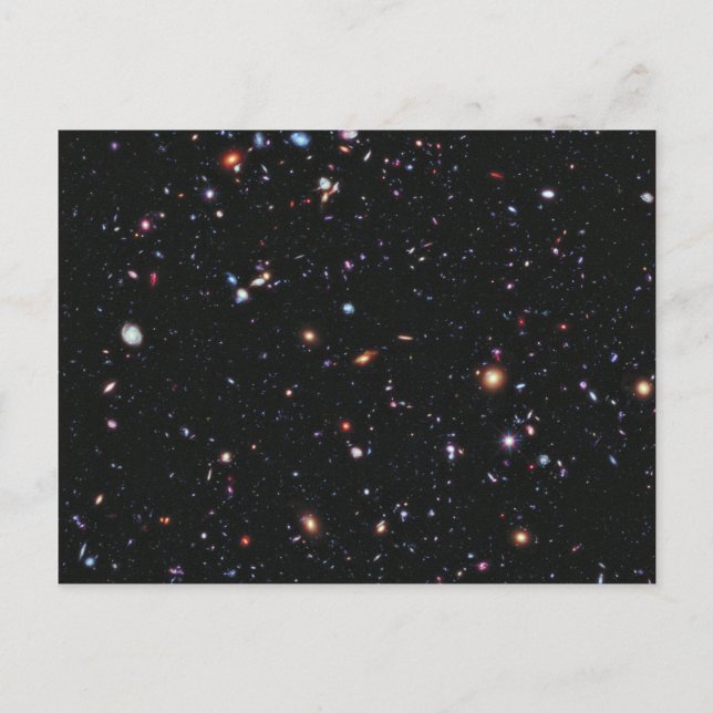 Hubble eXtreme Deep Field Postkarte (Vorderseite)