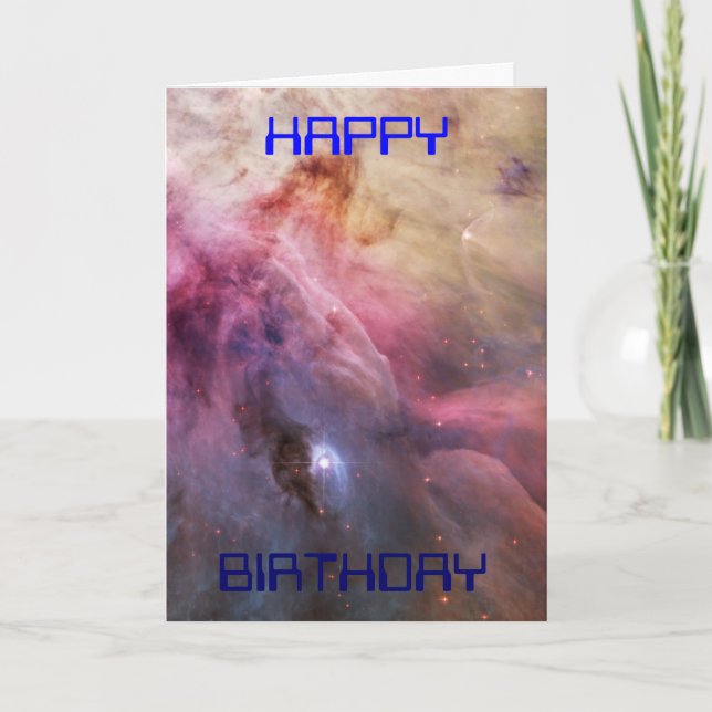 Hubble Foto: Der Krabben-Nebelfleck. Karte (Vorderseite)