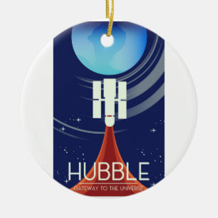 Hubble-Gateway zum Universum Keramik Ornament