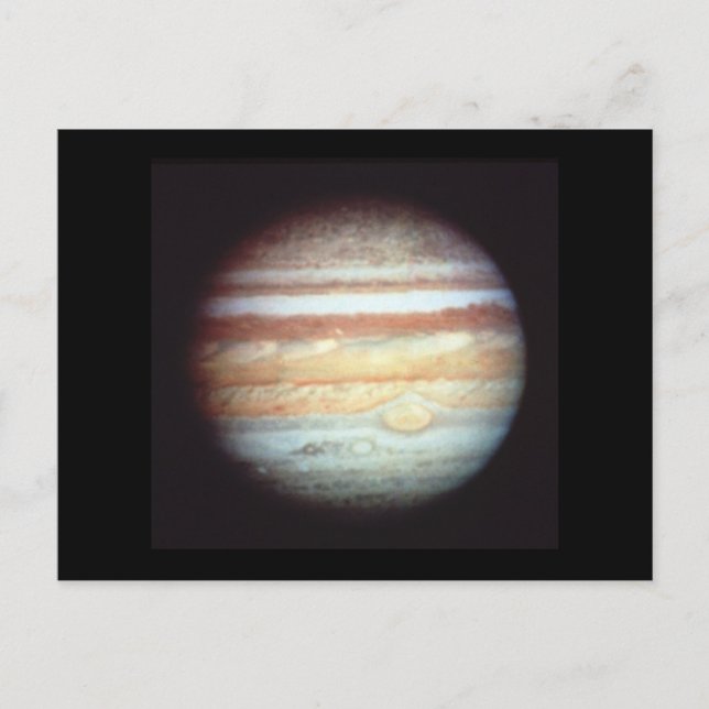 Hubble Jupiter Postkarte (Vorderseite)