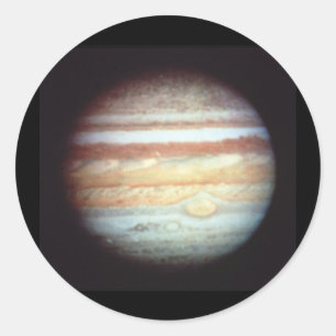 Hubble Jupiter Runder Aufkleber