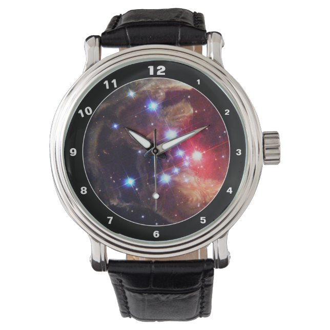 Hubble & Light Echo Stellar - Weltraum (Uhr) Armbanduhr (Vorderseite)