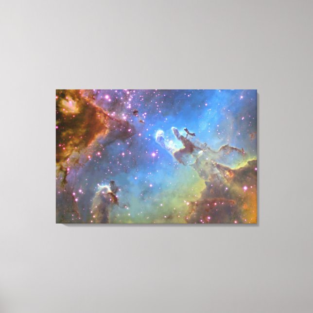 HUBBLE TELESCOPE "Adlernebel" auf LEINWAND (Vorderseite)
