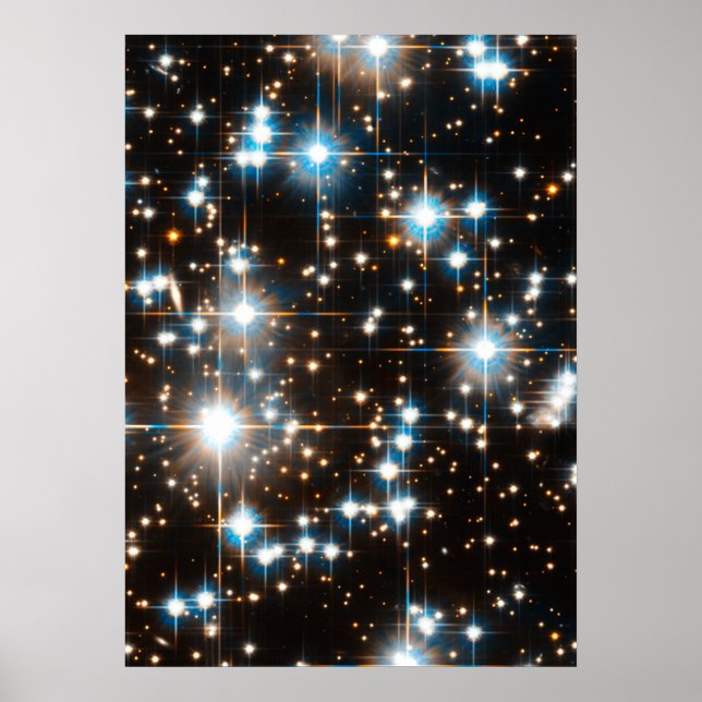 Hubble-Teleskop-Bild des globalen Clusters Poster (Vorne)