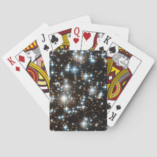 Hubble-Teleskop-Bild des globalen Clusters Spielkarten