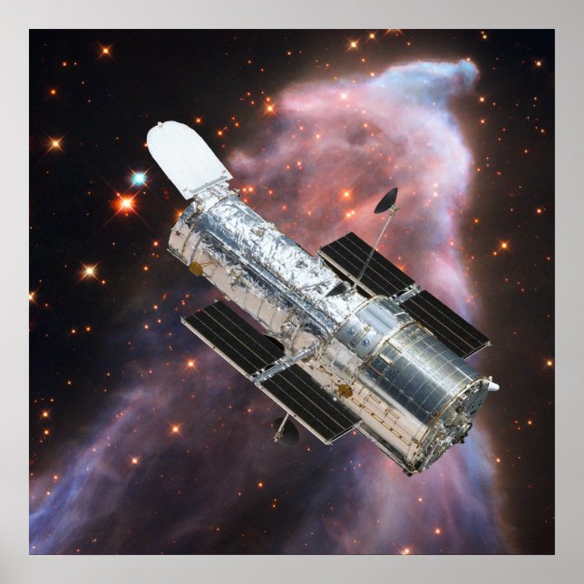 Hubble-Teleskop Poster (Vorne)