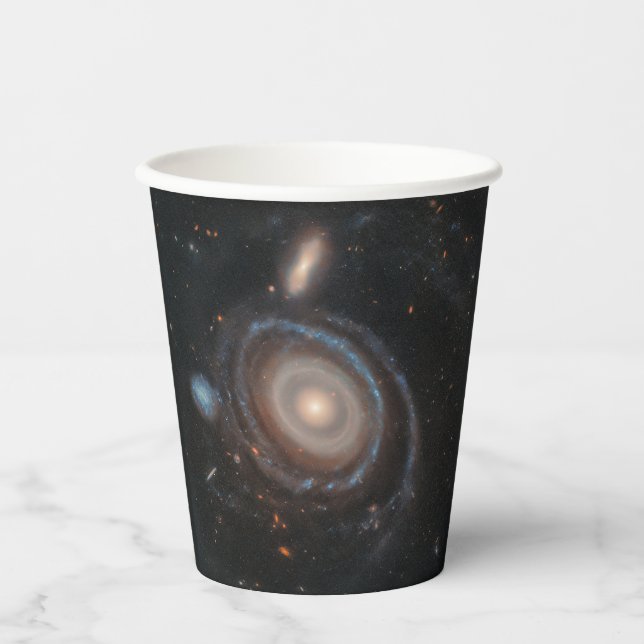 Hubble Weltraumteleskop Bullseye Galaxy Pappbecher (Vorderseite)