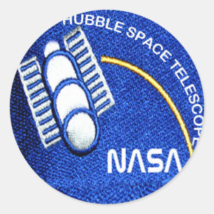 Hubble Weltraumteleskop (HST) Runder Aufkleber