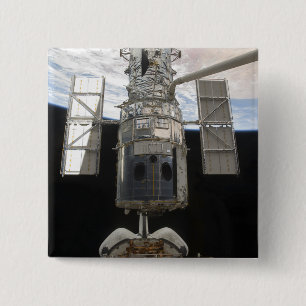 Hubble Weltraumteleskop in Atlantis-Laderaum Button