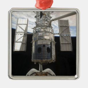 Hubble Weltraumteleskop in Atlantis-Laderaum Ornament Aus Metall