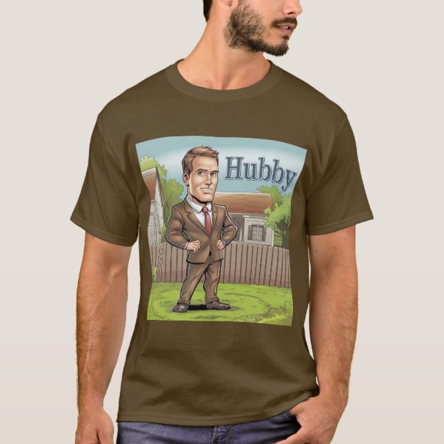 Hubby Brown T - Shirt (Vorderseite)