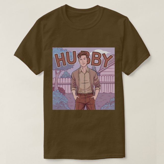 Hubby Brown T - Shirt (Design vorne)