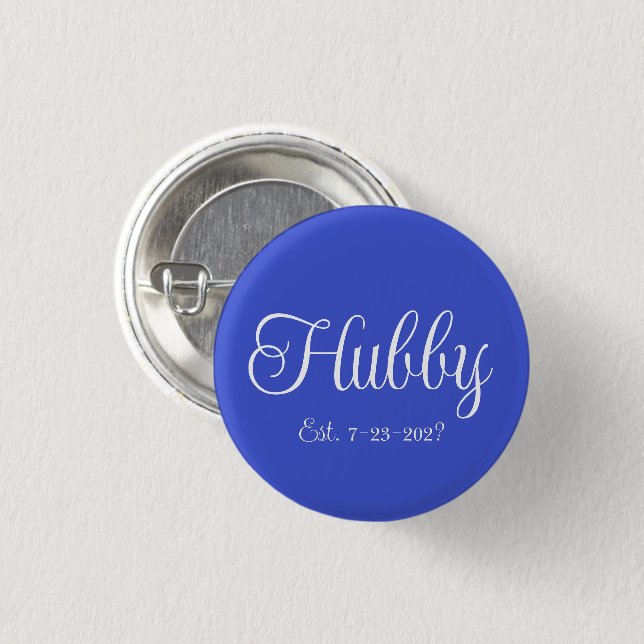 Hubby Button (Vorne & Hinten)