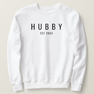 Hubby Est Verlobte Wedding Verlobung Geschenk für  Sweatshirt