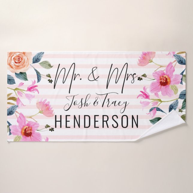 Hubby et Wifey M. et Mme, Mariée et Salle (Serviette de bain)